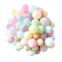 Šventiniai balionai, 70 vnt., 23 cm., Pastelinių spalvų